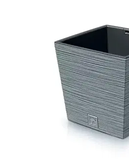 Záhradné kvetináče ProsperPlast Kvetináč FURU SQUARE LOW | betón 30 cm