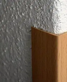 Ochranné rohové lišty PVC ochranný roh (nevŕtaný) Buk růžový 02