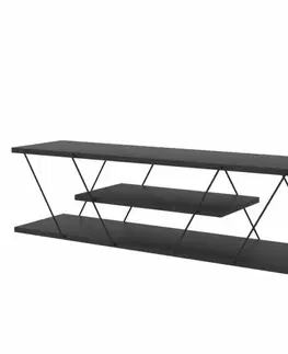 Konferenčné stolíky Televízny stolík Canaz Anthracite and Grey
