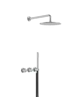 Kúpeľňové batérie KFA KFA - Sprchový set Moza 316L, podomietkový, nerezová oceľ 5779-510-22