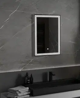 Kúpeľňové zrkadlá MEXEN - Taco zrkadlo s osvetlením 50 x 70, LED 6000K, 9805-050-070-611-00