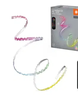 LED osvetlenie Ledvance - LED RGB stmievateľný pás FLEX 5m LED/10W/230V + diaľkový ovládač 4058075848863