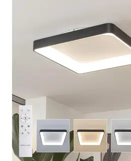 Svietidlá BRILAGI - LED stmievateľné stropné svietidlo FALCON II LED/125W/230V 60x60 cm čierna +DO BRC2669-600/CR