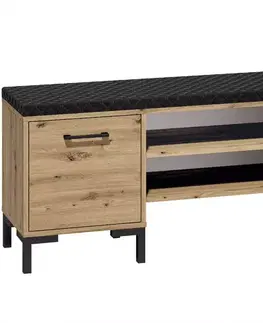 Botníky v podkrovnom štýle Skrinka na topánky Nevio 05 Dub Artisan