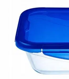 Dózy na potraviny PYREX Dóza na potraviny s tesniacim vekom obdĺžniková, 20x15x5cm, 0,8L, sklo číre PYREX