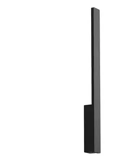 LED osvetlenie Redo 90872 - LED vonkajšie nástenné svietidlo REFLEXA LED/6W/230V IP54 čierne 90872