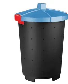Koše na triedenie odpadkov Odpadkový kôš 45l Mattis modrý
