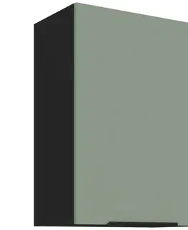 Kuchynské skrinky visiace Kuchynská skrinka Aria-Sa/Bl Anti Fingerprint 50g-72 1f