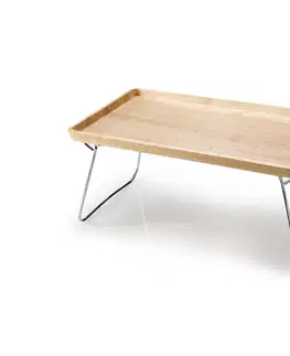 Podnosy Continenta C3245 - Podnos na posteľ 53x32 cm kaučukové drevo C3245