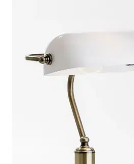 Lampy BRILAGI - Náhradné tienidlo k stolnej lampe BANK OFFICE biela L352-NS/BI