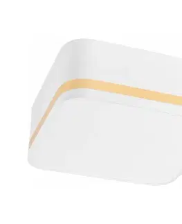 Svietidlá  Stropné svietidlo SIRJA SQUARE 2xE27/60W/230V 35x35 cm biela LM-2.211/BIAŁY