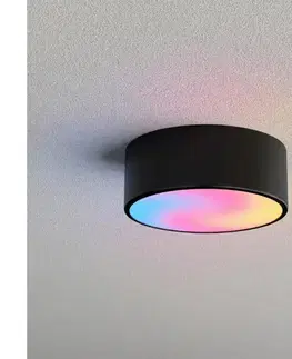 Svietidlá BRILAGI - LED RGBW Stmievateľné stropné svietidlo CLARE 1xE27/12W/230V čierne BG2155+AI0819