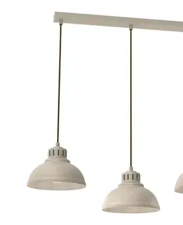 Svietidlá  Luster na lanku SVEN 3xE27/15W/230V béžová 8892