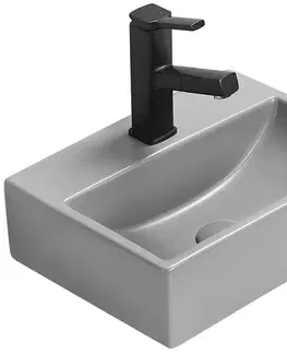 Umývadlá MEXEN - Mini umývadlo na dosku 40 x 30, svetlo šedá mat 21094061