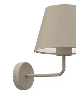 Svietidlá  Nástenná lampa ARDEN 1xE27/15W/230V béžová 4221