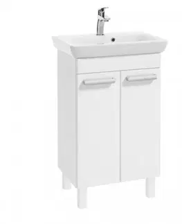 Nábytok do kúpeľne Kúpeľňová zostava CAPRI D55 2D0S biela