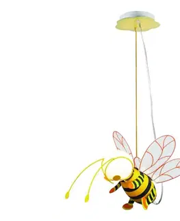 Svietidlá Globo 15725LMDS - LED Detský luster na lanku KITA 1xE27/7W/230V 15725LMDS