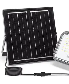 LED osvetlenie  B.V.  - stmievateľný solárny LED reflektor LED/50W/3,4V IP66 + diaľkový ovládač B1020133I