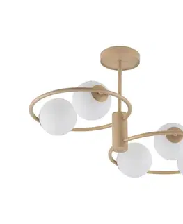 Svietidlá  Luster na tyči AQUA 5xG9/12W/230V zlatá 33470