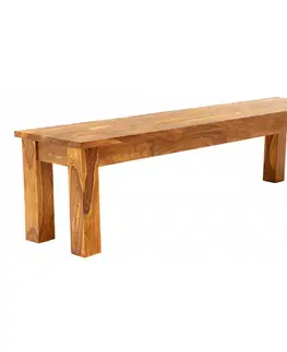 Jedálenské zostavy Lavica Rami 140x40 indický masív palisander