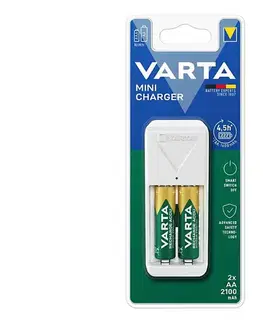 Predlžovacie káble Varta 57656101451 - Nabíjačka batérií 2xAA/AAA 2100 mAh 230V 57656101451