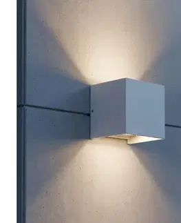 LED osvetlenie Ideal Lux - LED Vonkajšie nástenné svietidlo ATOM LED/12W/230V IP54 biela 313436