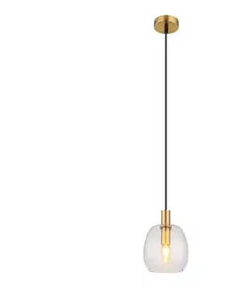 Svietidlá Globo 15789HM - Luster na lanku GARRI 1xE14/40W/230V pr. 16 cm mosadz 15789HM