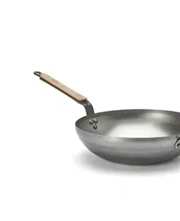 Panvice a hrnce De Buyer 5717.32 - Panvica Wok MINERAL B BOIS 32 cm 5717.32