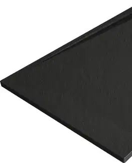 Vane MEXEN - Amon obdĺžniková sprchová vanička SMC 90 x 70, čierna 4F707090