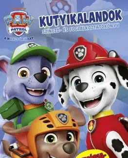 Pre deti a mládež - ostatné Mancs Őrjárat - Kutyikalandok - Színező- és foglalkoztatókönyv memóriakárytákkal