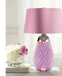 Lampy Elstead LENA-TL-L-PLUM - LED Stolná lampa LENA 1xE27/40W/230V 74 cm ružová LENA-TL-L-PLUM