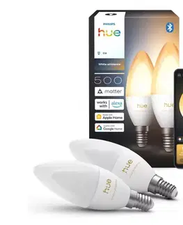 LED osvetlenie Súprava 2 ks stmievateľných LED žiaroviek Philips Hue WA B39 E14/3,7W/230V 1000-20000K 8721103099488