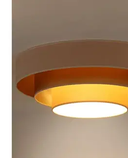 Svietidlá  - LED Stropné svietidlo LUNETA LED/26W/230V pr. 60 cm 4000K krémová/zlatá 606264