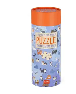 1000 dielikov Legami Legami Puzzle 1000 - Puzzle - Mačiatka VINTAGE MEMORIES