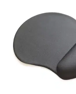 Klávesnice a myši  Gélová podložka pod myš čierna OMPGB