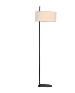 Lampičky Rabalux 74240 stojacia podlahová lampa s textilným tienidlom Narmin