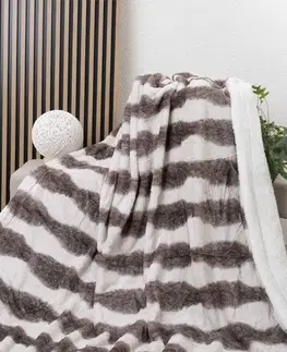 Deky MKLozkoviny.sk Luxusná baránková deka mikroplyš 220 × 200 cm – Amanda