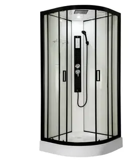 Sprchovacie kúty KERRA - Kút s hydromasážou Petrus 90 5907548114860