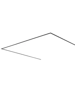 Koľajnicové svetelné systémy Moderný koľajnicový systém čierny 1-fázový 600 cm - Magnetic