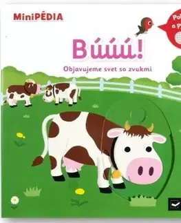 Leporelá, krabičky, puzzle knihy MiniPÉDIA – Búúú! Objavujeme svet so zvukmi - Nathalie Choux