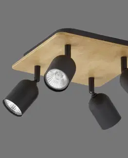 Lampy do obývačky Stropné bodové svietidlo Top Wood CD 3293 LS4