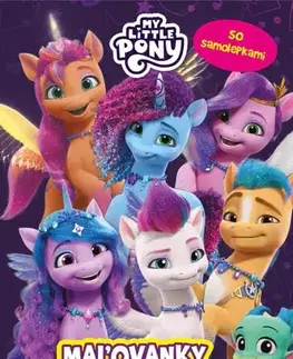 Nalepovačky, vystrihovačky, skladačky My Little Pony - Maľovanky so samolepkami - neuvedený,Miroslav Filipec