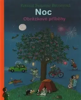 Leporelá, krabičky, puzzle knihy Noc - Rotraut Susanne Berner