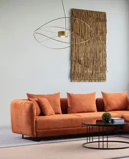 Sedacie súpravy Rohová sedacia súprava / Rohová pohovka Floransa - Orange