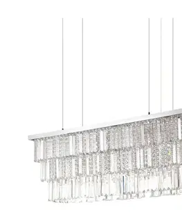 Svietidlá Ideal Lux - Krištáľový luster na lanku MARTINEZ 8xE14/40W/230V chróm 166360