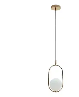 Svietidlá  Luster na lanku CORDEL 1xG9/28W/230V zlatá 31-26262