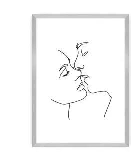 Obrazy Plagát Kiss Line