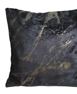Dekoračné obliečky Obliečka Plain Velvet YX514 40x40cm čierna