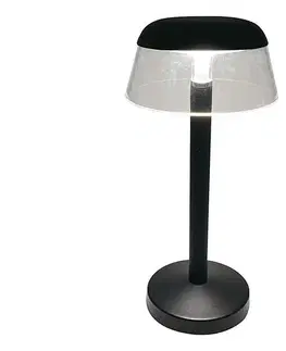 Lampy  LED Stm. nabíjacia dotyková stolná lampa LED/3W/5V 3000-6000K čierna 23685