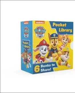 Leporelá, krabičky, puzzle knihy Paw Patrol Pocket Library